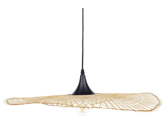 Beliani Lámpara colgante FLOYD Marron