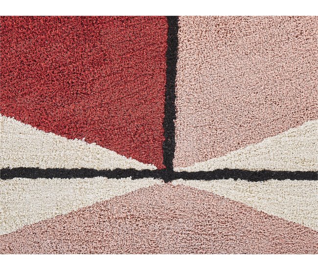 Beliani Alfombra de pelo corto PURNIA 140x200 Beige
