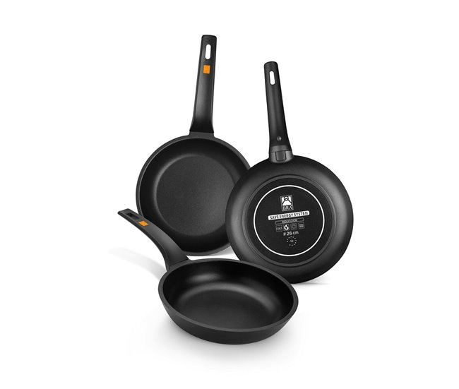 Sartén Wok Sartén Efficient Negro
