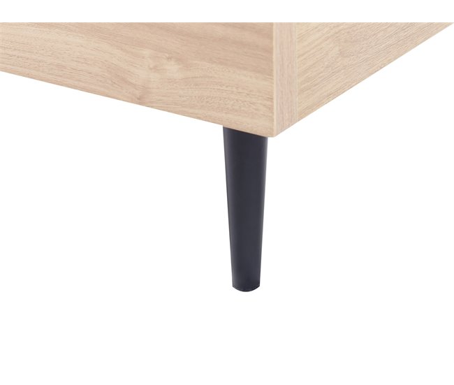 Beliani Cama con somier Poliéster IZERNORE 207x215 Gris Oscuro