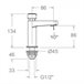 Grifo de Lavabo Temporizado de 1 Agua Serie Solestop Cromo