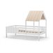 Cama cabaña Koti 201x114 Blanco/ Madera