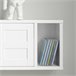 Perchero de pared con 2 puertas y 1 compartimento FHK18-W SoBuy Blanco