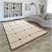 Alfombra shaggy geométrica con relieve BRENDA - ATTICGO 133x190 Cobre