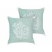 Beliani Cojín decorativo NORI 45x45 Verde