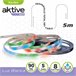Tiras LED solar autoadhesivas Aktive Multicolor