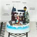 Pueblo Navideño Resina HOMCOM, hogar - decoración Multicolor