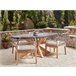 Beliani Conjunto de comedor ORISTANO Beige