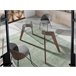 ANGEL CERDA Mesa comedor rectangular cristal Nogal
