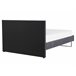 Beliani Cama con somier Terciopelo BELLOU 214x165 Gris Oscuro