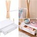 Perchero de madera y blanco con cajón para niños LOU Blanco