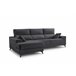Chaise longue S con arcón NOELIA Antracita