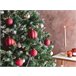 Beliani Guirnaldas de navidad ARGENTIN Rojo