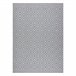 Alfombra de cuerda sisal FLAT 48357/951 Cuadrados 140x200 Gris
