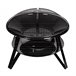 Brasero de exterior, acero Negro