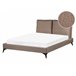 Beliani Cama Bouclé MELLE 155x240 Marron
