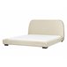 Beliani Cama con somier Poliéster ROISEL 181x226 Crema
