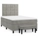 Cama box spring 120x200 Gris