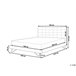 Beliani Cama con somier Poliéster LANNION 183x223 Beige
