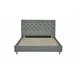Cama SHERATON 150x190cm color verde claro Verde