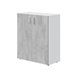 Armario Multiusos 80x92cm Blanco/ Gris