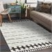 Alfombra SEVILLA Y611A conducción diamantes Franjas Bereber 240x330 Crema