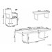 Beliani Conjunto de comedor VALCANETTO/ BUSSETO Blanco