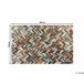 Beliani Alfombra de pelo corto AMASYA 140x200 Marron