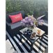 Beliani Alfombra de exterior TAVAS 160x230 Negro