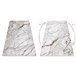 Alfombra GLOSS moderno 529A 53 Mármol Roca elegante glamour 140x190 Beige