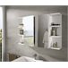 Armario mural efecto madera 60 Blanco Brillo