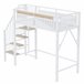 Cama alta para niños 95x255 Cama alta para niños 95x255 Blanco