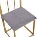 Conjunto de mesas y sillas de comedor 140x80 Blanco/ Gris