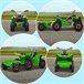 Quad Eléctrico Infantil PP, Metal HOMCOM Verde