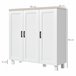 Aparador de Cocina Melamina de Madera HOMCOM 90 Blanco
