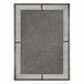 Alfombra MATEO Moderna marco estructural 160x220 Gris