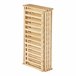 Zapatero plegable Fitzbek de 5 niveles para 10 pares bambú Natural