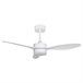 Ventilador de techo VALCANO con aspas y luz led blanco Blanco