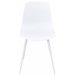 Silla de cocina FLAKE fija PP blanca Blanco