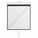 Pantalla de Proyector Plástico, Metal HOMCOM Blanco