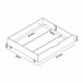 Set de 2 cajones debajo de la cama Ydre con ruedas 