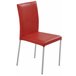 Pack de 4 sillas de cocina ELEGANCE  Rojo