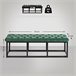 Banco banqueta pie de cama asito diseño 120x37 Verde