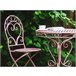 Beliani Conjunto plegable ALBINIA Rosa