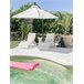Beliani Tumbona GAETA Beige
