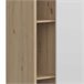 Aparador Donna 1 Puerta 4 Estantes Estilo Nórdico Blanco/ Madera