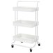 Acomoda Textil – Carrito de Cocina Multiusos de 3 Niveles. 42 Blanco