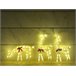 Beliani Decoración LED ANGELI Blanco