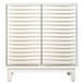 Aparador de madera de 2 puertas Blanco