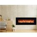 Chimenea eléctrica mural SINED CAMINETTO APRICA negra Negro